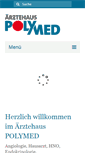 Mobile Screenshot of polymed-chemnitz.de